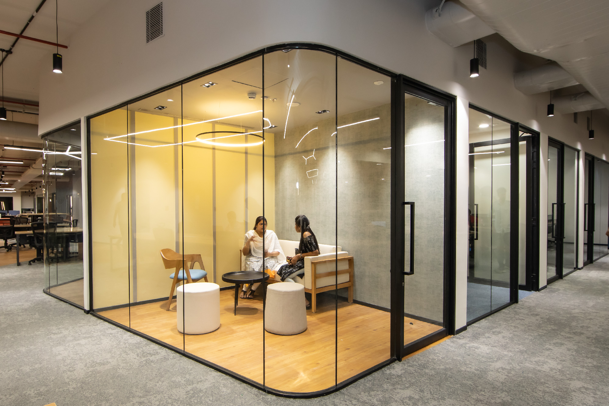  Interior of the startup office space of 4i Apps
