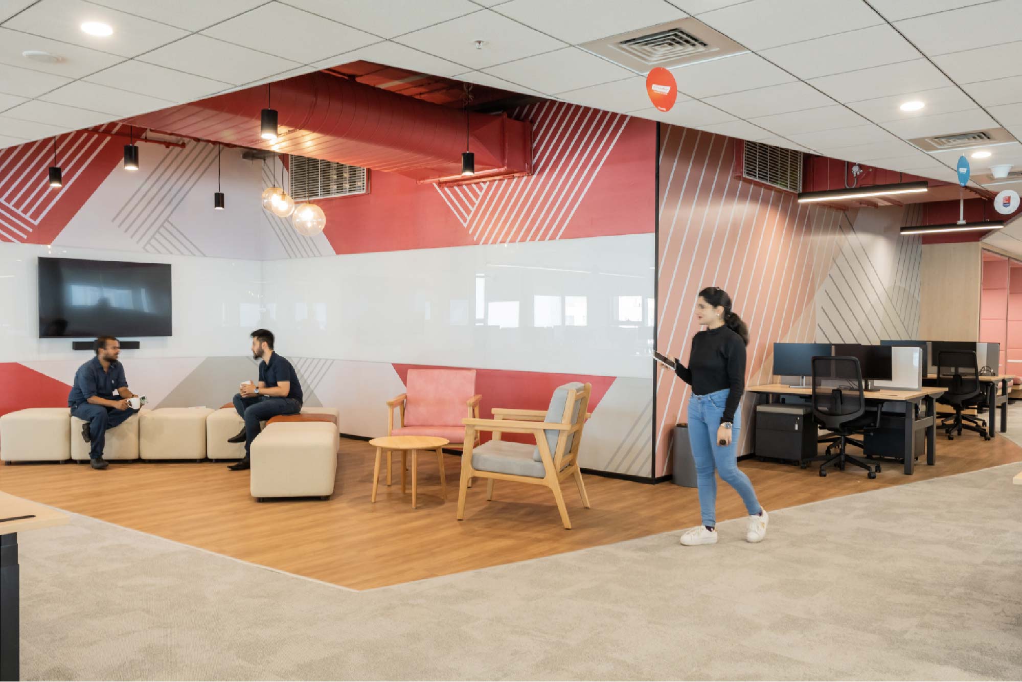 Nestle's modern office interior design