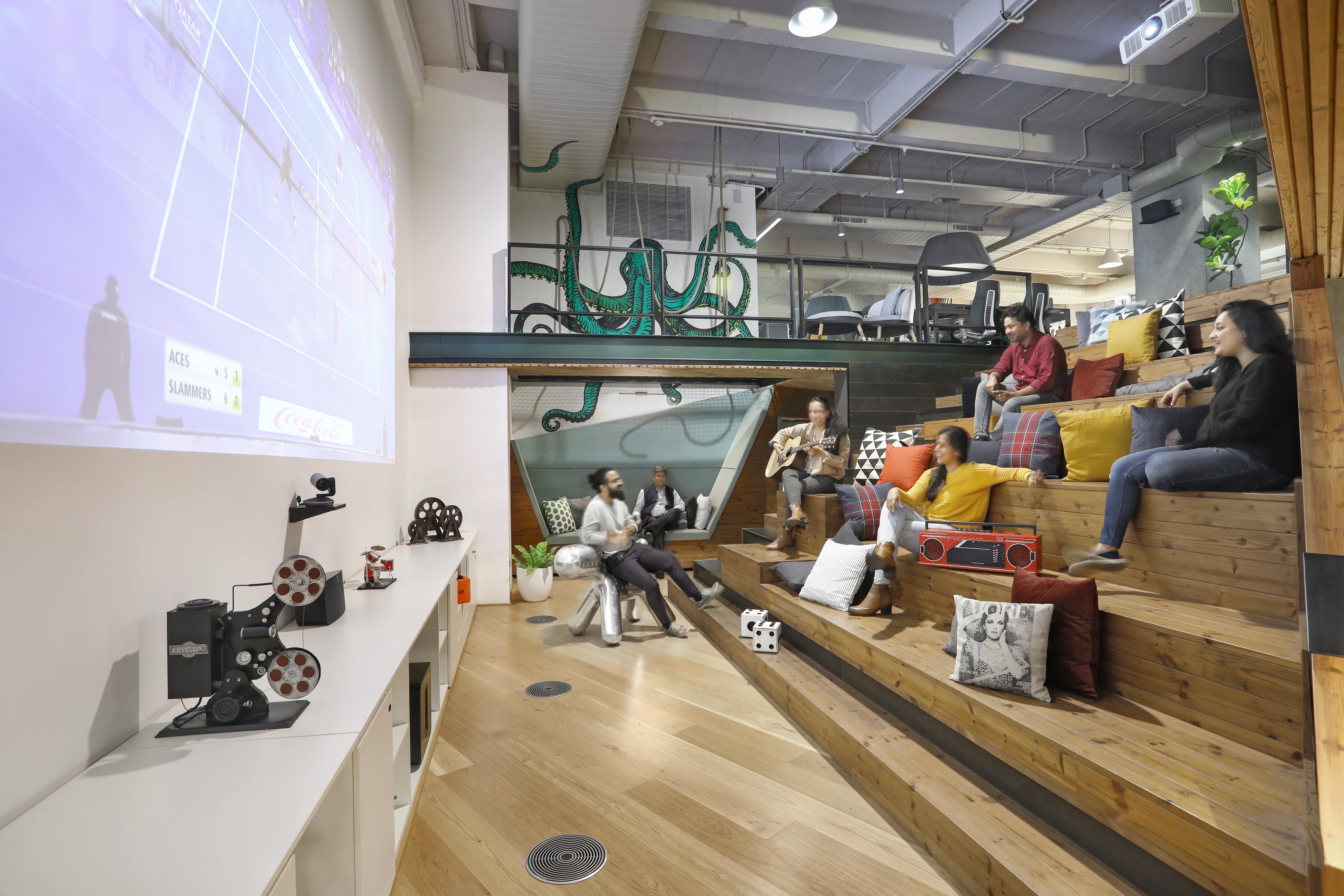 Space Matrix Beta Lab is an incubator workplace that is designed for hybrid work