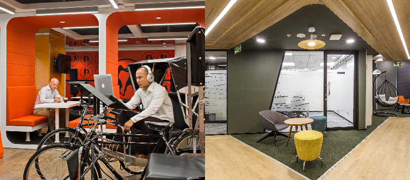 Cisco Singapore and Autodesk Bangalore office design includes thoughtfully designed layouts for focused work and collaboration