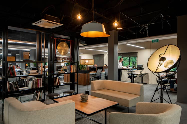 Space Matrix’s interior design for offices highlights the brand values of your firm