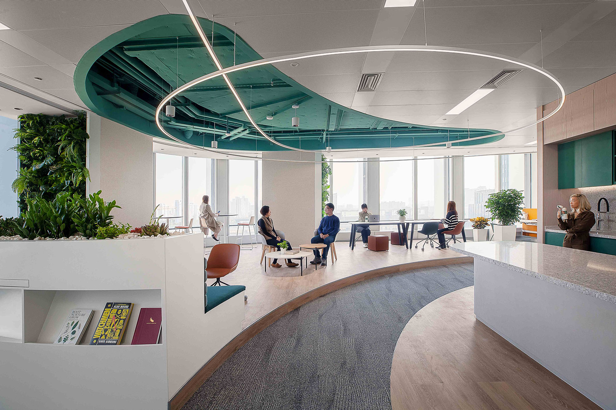 energy-efficient sustainable workplaces designs - Space Matrix 