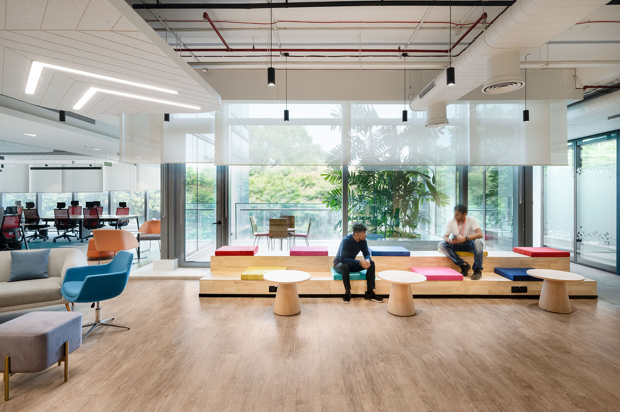 Green workplace designs - Spacematrix