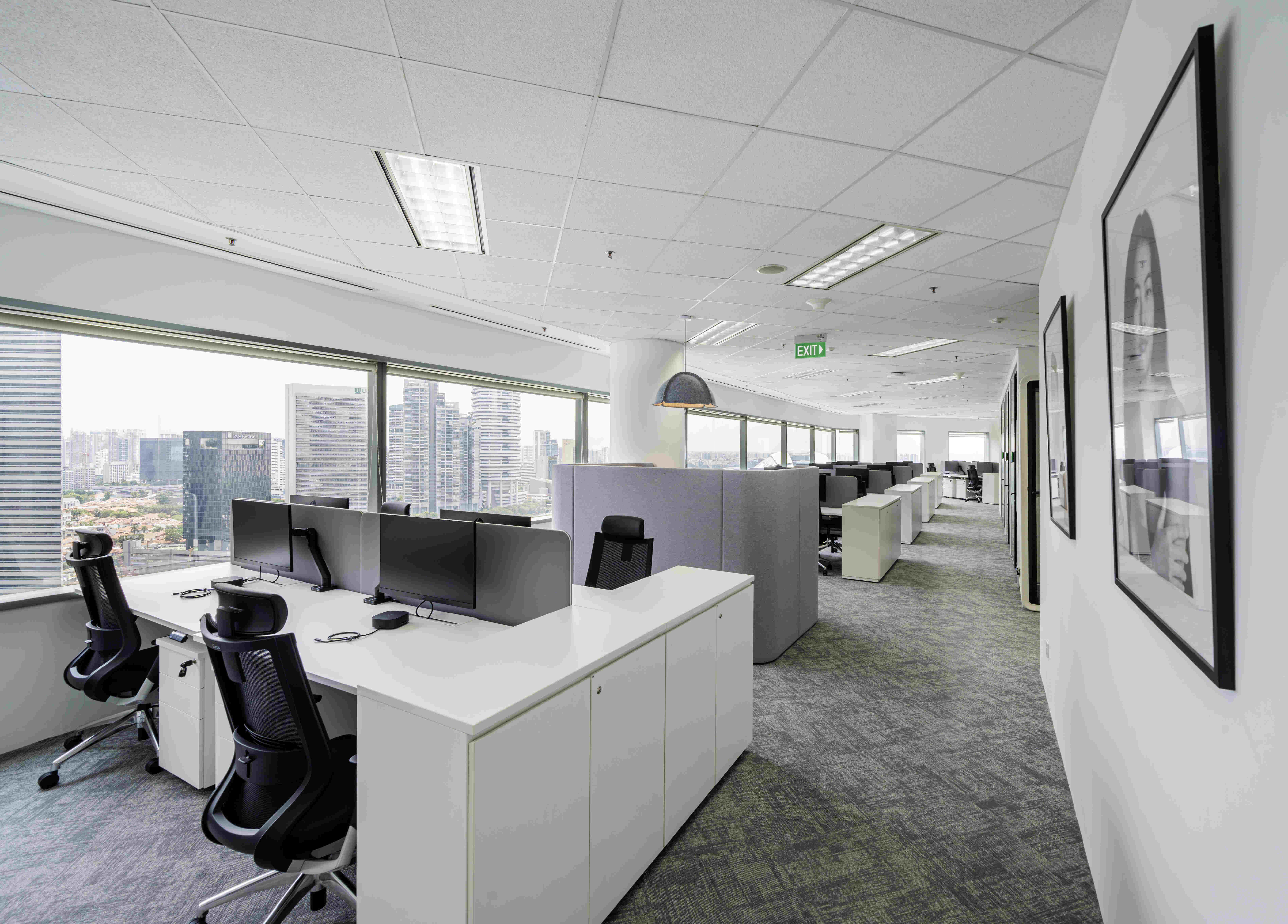 open plan office
