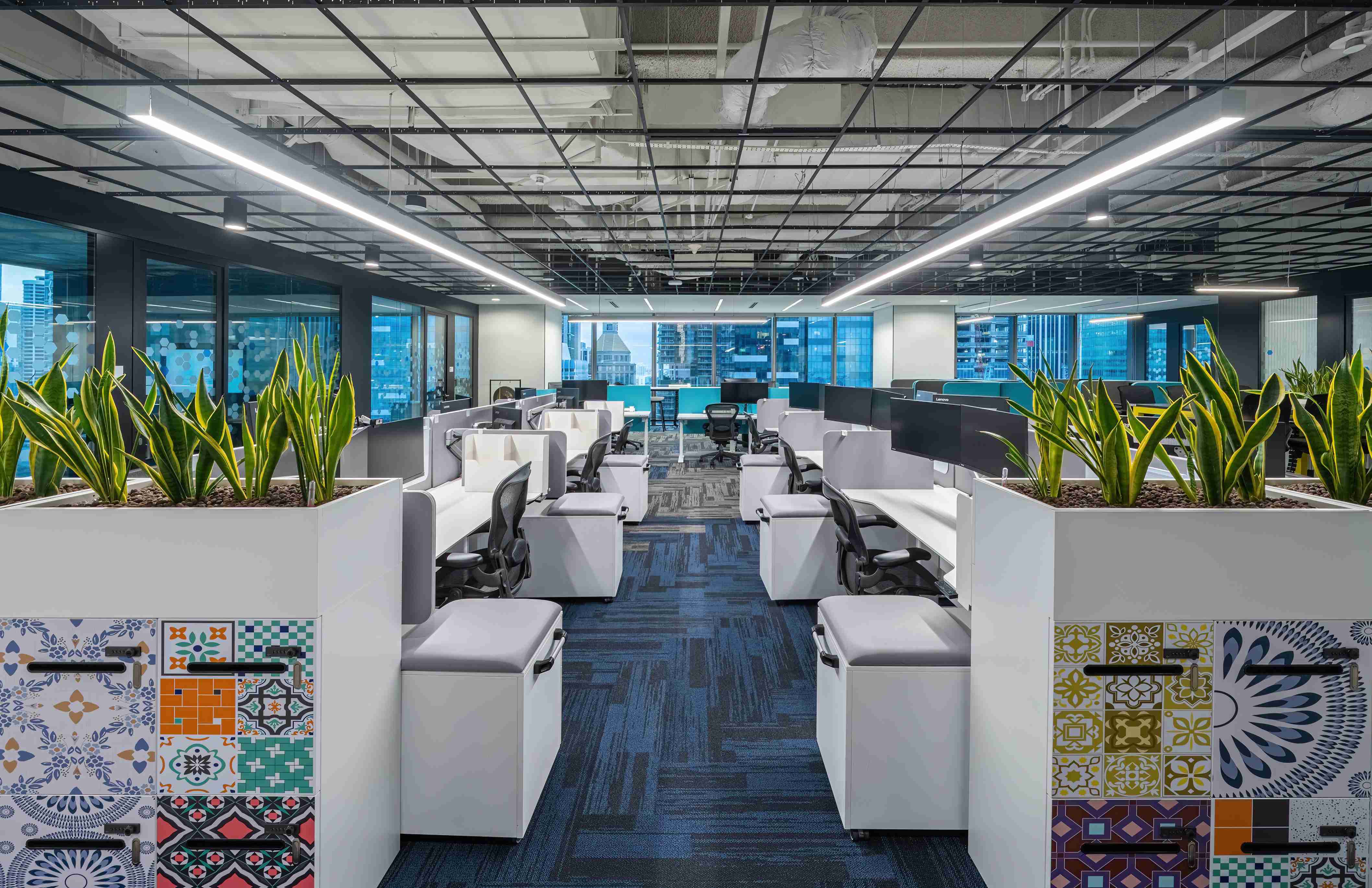 optimized office layouts for seating