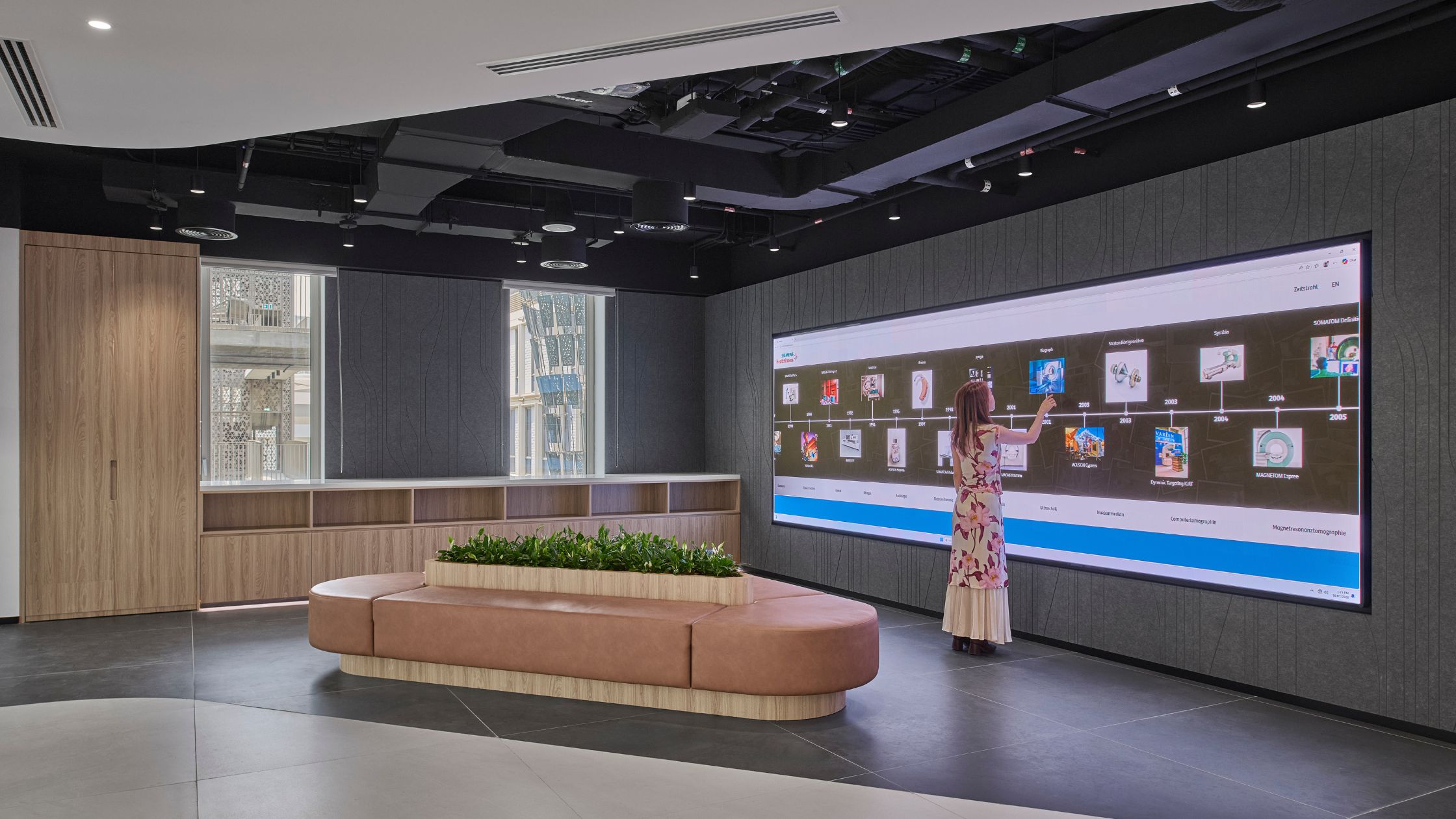 Siemens Healthineers workplace design and build by Space Matrix