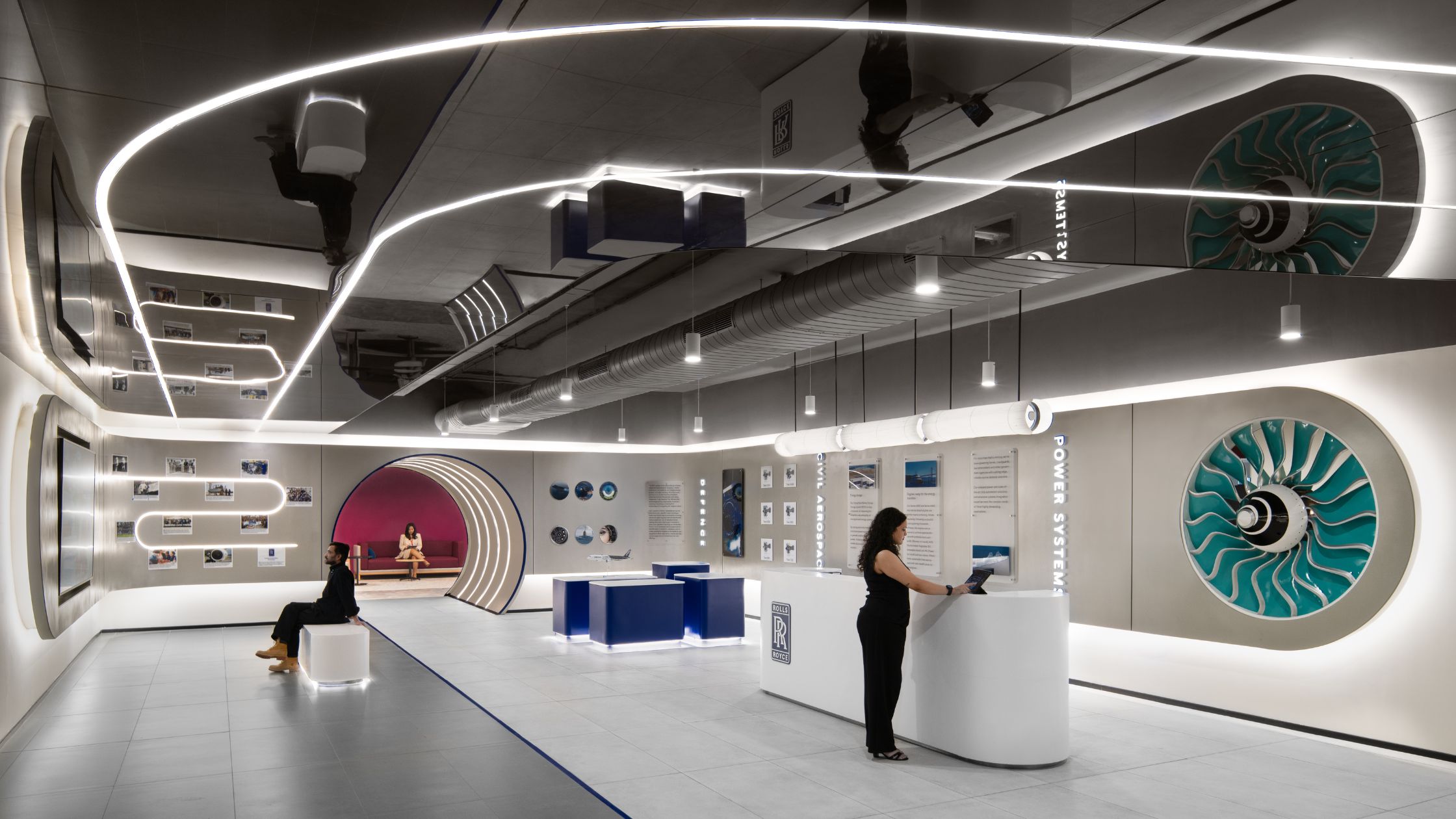 Rolls Royce workplace design and build by Space Matrix